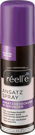 réell‘e Ansatzspray Dunkelbraun, 75 ml