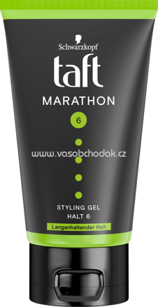 Schwarzkopf 3 Wetter taft Styling Gel MARATHON, langanhaltender Halt, 150 ml