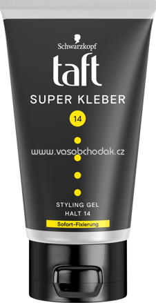 Schwarzkopf 3 Wetter taft Styling Gel SUPER KLEBER, Sofort-Fixierung, 150 ml