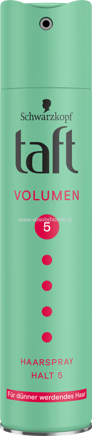Schwarzkopf 3 Wetter taft Haarspray VOLUMEN, für dünner werdendes Haar, 250 ml
