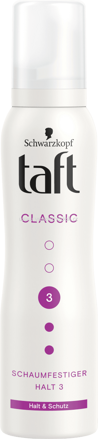 Schwarzkopf 3 Wetter taft Schaumfestiger Classic, Halt & Schutz, 150 ml