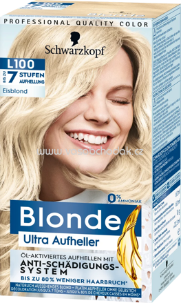Schwarzkopf Blonde Blonde Aufheller L100 Platin Aufheller Eisblond, 1 St