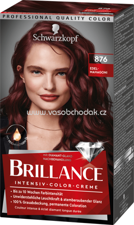 Schwarzkopf Brillance Haarfarbe Edelmahagoni 876, 1 St