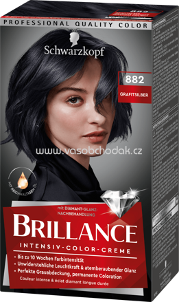 Schwarzkopf Brillance Haarfarbe Grafitsilber 882, 1 St