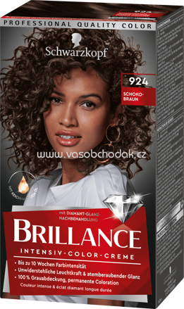 Schwarzkopf Brillance Haarfarbe Schokobraun 924, 1 St