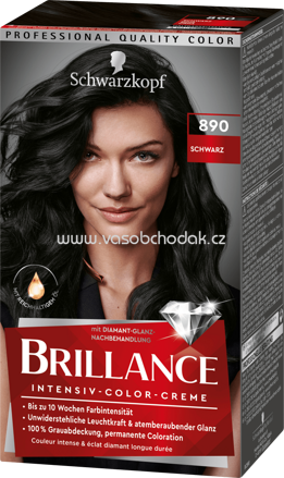 Schwarzkopf Brillance Haarfarbe Schwarz 890, 1 St