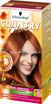 Schwarzkopf Country Colors Tönung Toscana Herbstrot 45, 1 St