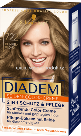 Schwarzkopf Diadem Haarfarbe Dunkel-Blond 722, 1 St
