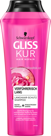 Schwarzkopf Gliss Kur Shampoo Verführerisch Lang, 250 ml