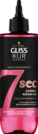 Schwarzkopf Gliss Kur Express-Repair-Kur 7Sec Colour Perfector, 200 ml