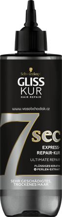 Schwarzkopf Gliss Kur Express-Repair-Kur 7Sec Ultimate Repair, 200 ml
