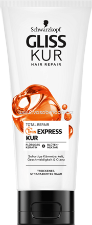 Schwarzkopf Gliss Kur Haarkur 1 Min Total Repair, 200 ml