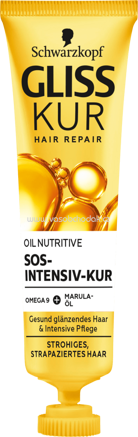 Schwarzkopf Gliss Kur Haarkur SOS Oil Nutritive, 20 ml
