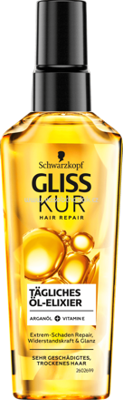 Schwarzkopf Gliss Kur Haaröl Tägliches Öl Elixier, 75 ml