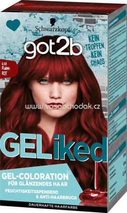 Schwarzkopf got2b Haarfarbe GELiked Rubin Rot 6.88, 1 St