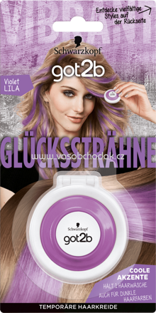 Schwarzkopf got2b Haarkreide Glückssträhne Violet Lila, 1 St