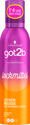 Schwarzkopf got2b Schaumfestiger Locken Mousse Lockmittel, 250 ml