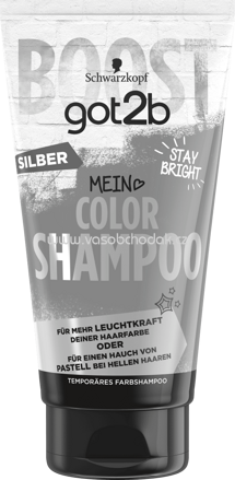 Schwarzkopf got2b Shampoo Color Booster Silber, 150 ml