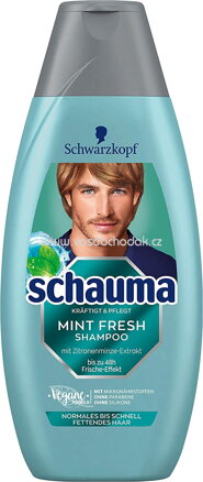 Schwarzkopf Schauma Shampoo Mint Fresh, 400 ml
