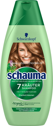 Schwarzkopf Schauma Shampoo 7 Kräuter, 400 ml