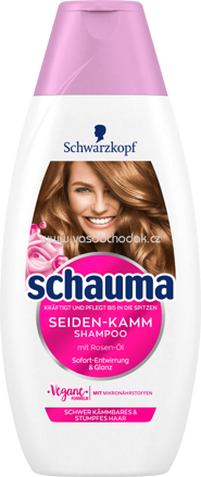 Schwarzkopf Schauma Shampoo Seiden-Kamm, 400 ml