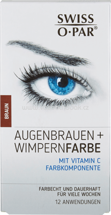 Swiss-o-Par Augenbrauen und Wimpernfarbe braun, 1 St