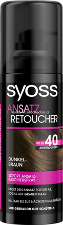 Syoss Ansatz Retoucher Kaschierspray Dunkelbraun, 120 ml