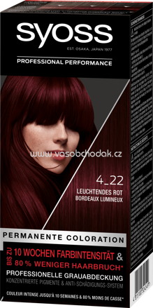 Syoss Haarfarbe Leuchtendes Rot 4-22, 1 St