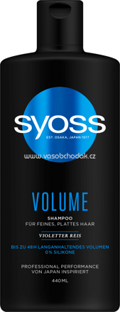 Syoss Shampoo Volume, 440 ml