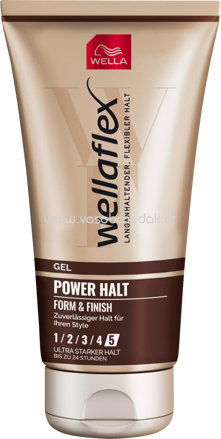 wellaflex Styling Gel Power Halt Form & Finish, 150 ml