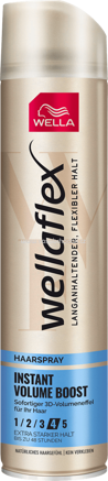 wellaflex Haarspray Instant Volumen Boost Extra starker Halt, 250 ml