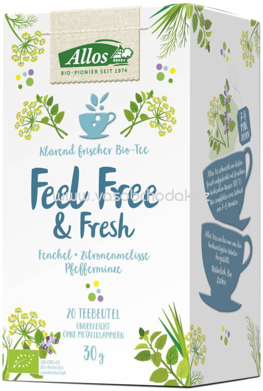 Allos Tee Feel Free & Fresch, 20 Beutel Allos Tee Feel Free & Fresch, 20 Beutel