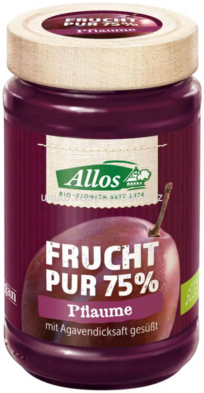 Allos Frucht Pur 75% Pflaume, 250g