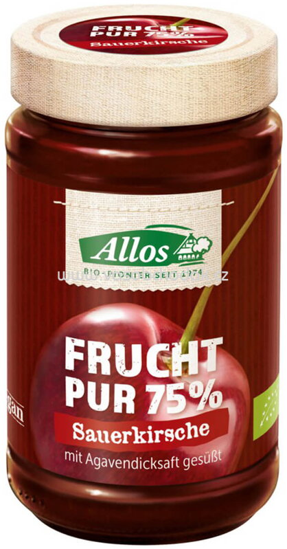 Allos Frucht Pur 75% Sauerkirsche, 250g