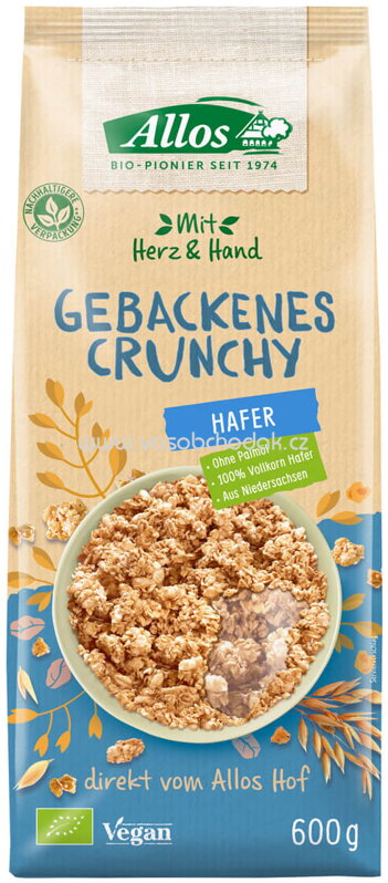 Allos Gebackenes Crunchy Hafer, 600g