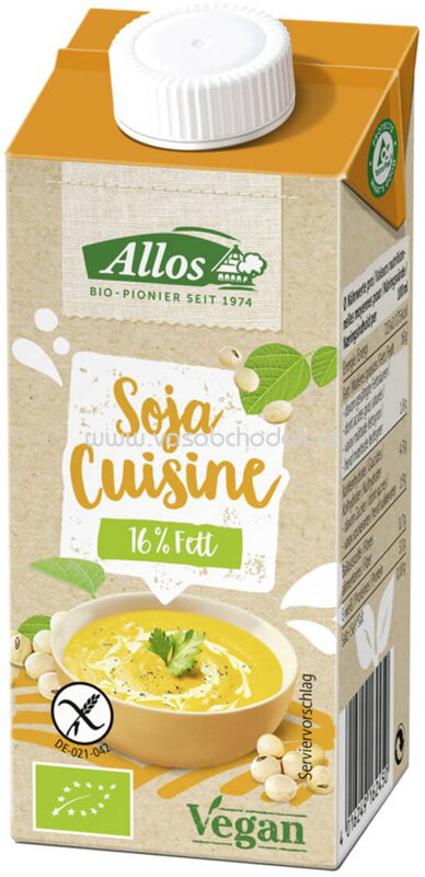 Allos Soja Cuisine, 16% Fett, 200 ml