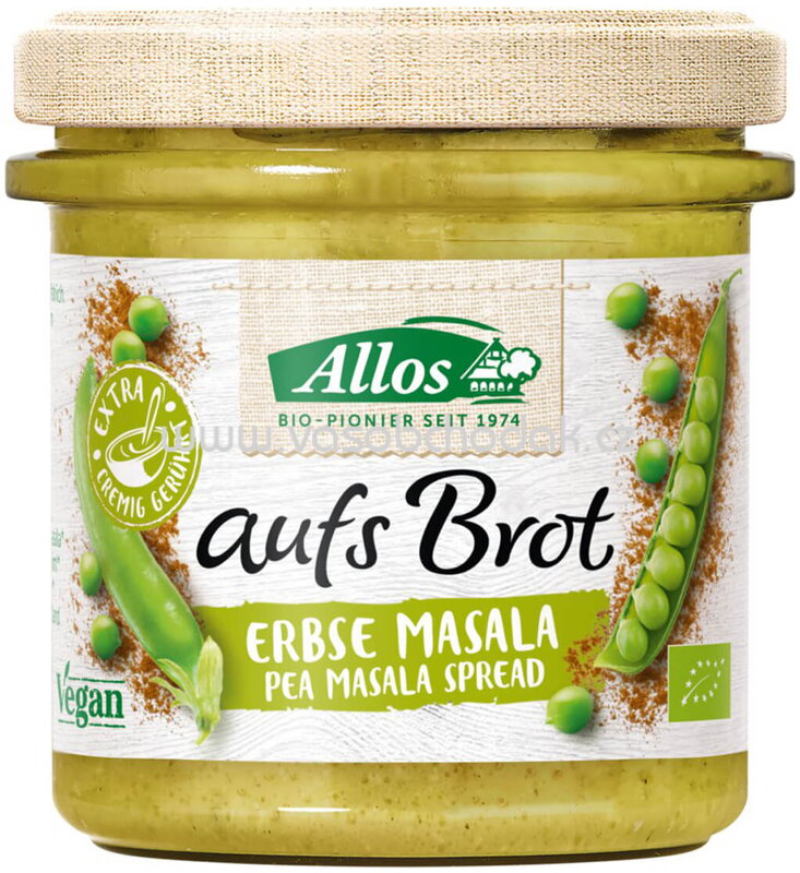 Allos aufs Brot Erbse Masala, 140g