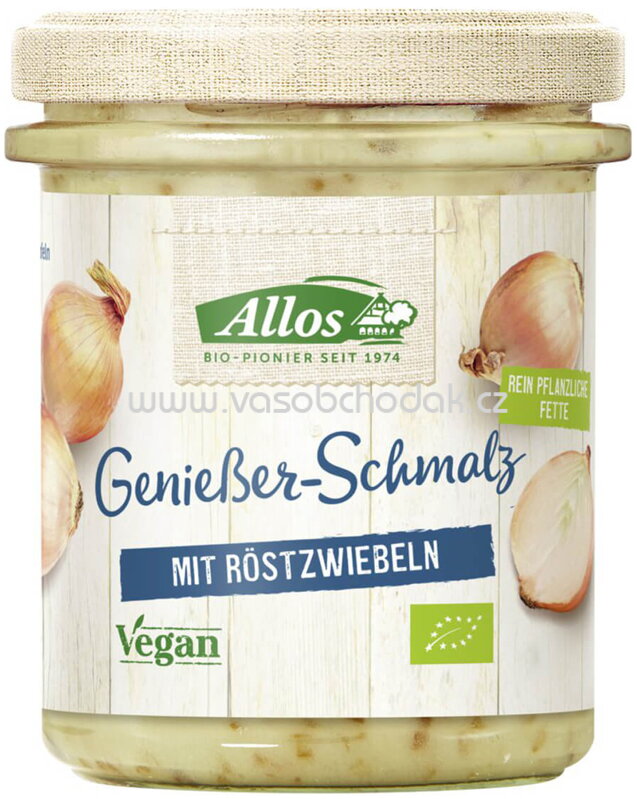 Allos Genießer Schmalz mit Röstzweiebeln, 150g