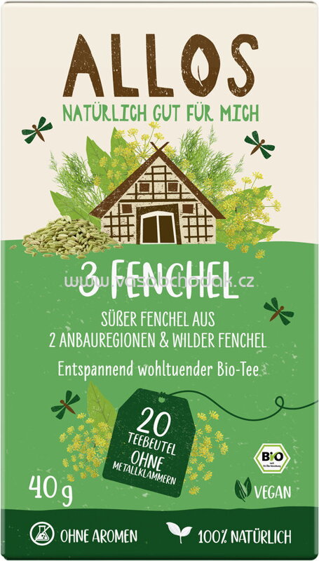 Allos Tee 3 Fenchel, 20 Beutel