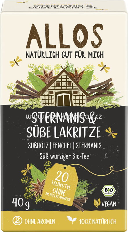 Allos Tee Sternanis & Süße Lakritze, 20 Beutel