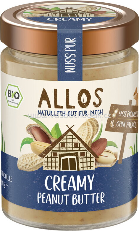 Allos Peanut Butter Creamy, 310g