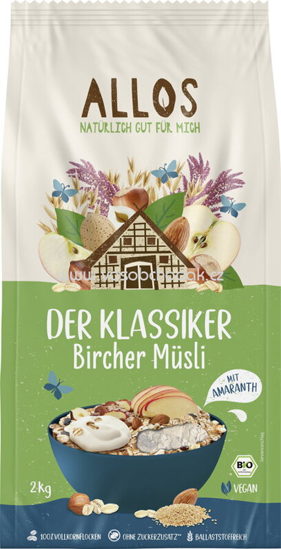 Allos Der Klassiker Bircher Müsli mit Amaranth, 2 kg