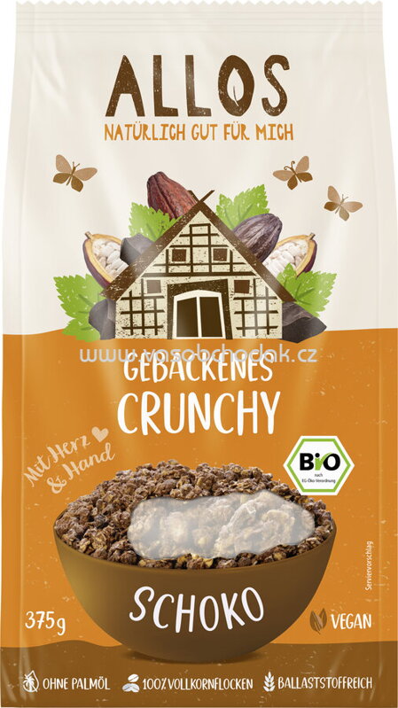 Allos Gebackenes Crunchy Schoko, 375g