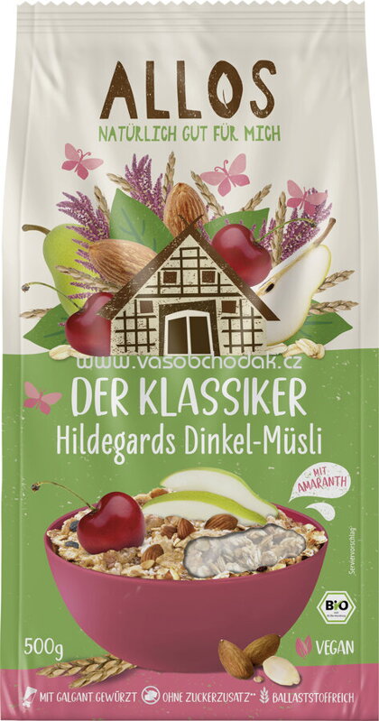 Allos Hildegards Dinkel Müsli mit Amaranth, 500g