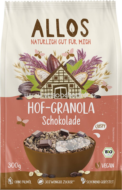 Allos Hof Roastie Granola Schokolade, 300g