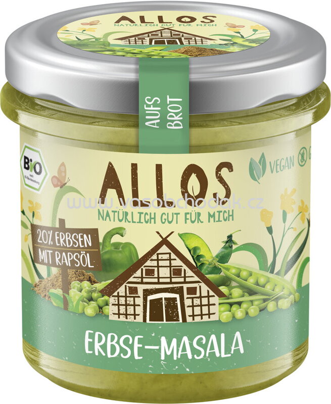 Allos aufs Brot Erbse Masala, 140g