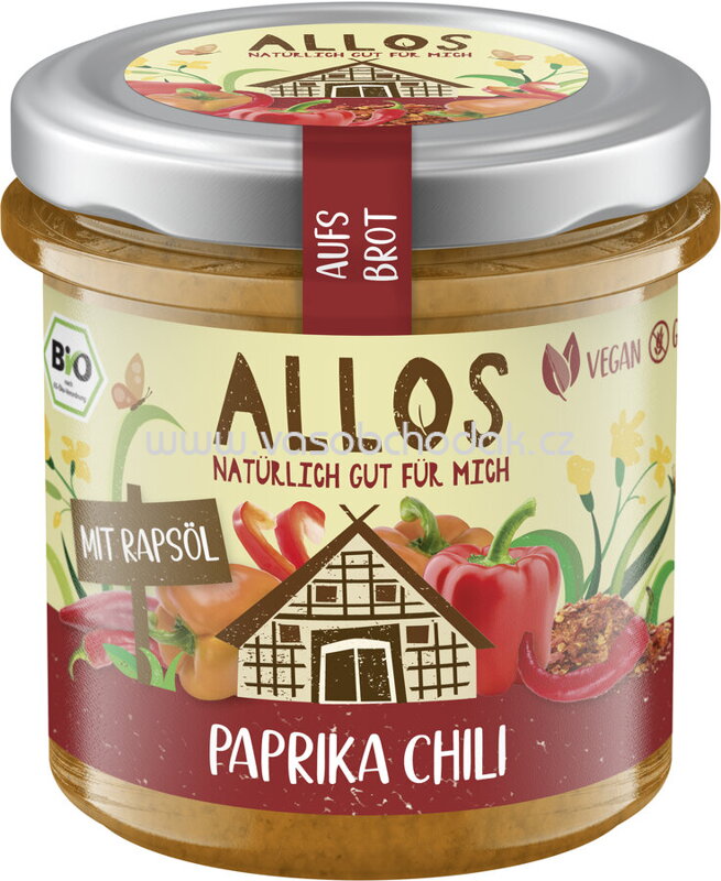 Allos aufs Brot Paprika Chili, 140g