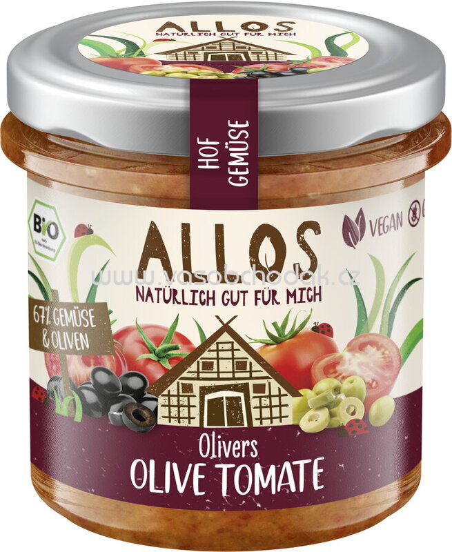 Allos Hof Gemüse Olivers Olive Tomate, 135g