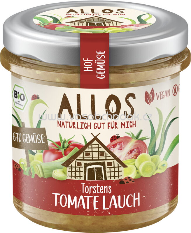 Allos Hof Gemüse Torstens Tomate Lauch, 135g
