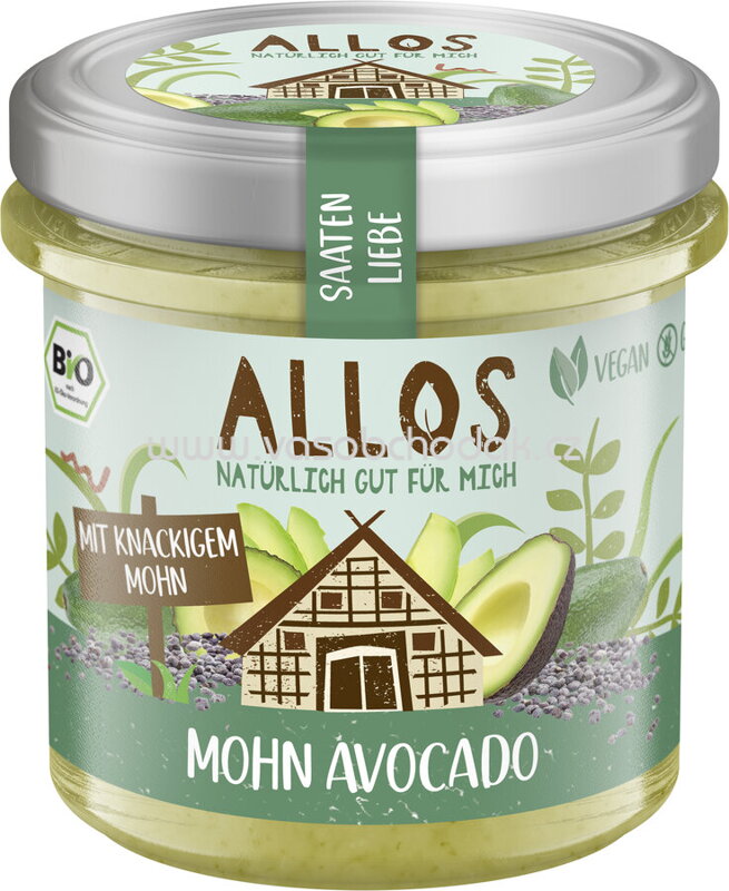 Allos Saatenliebe Mohn Avocado, 135g